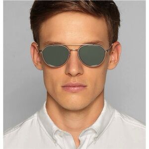 THOM BROWNE TB-105 Titanium Aviator